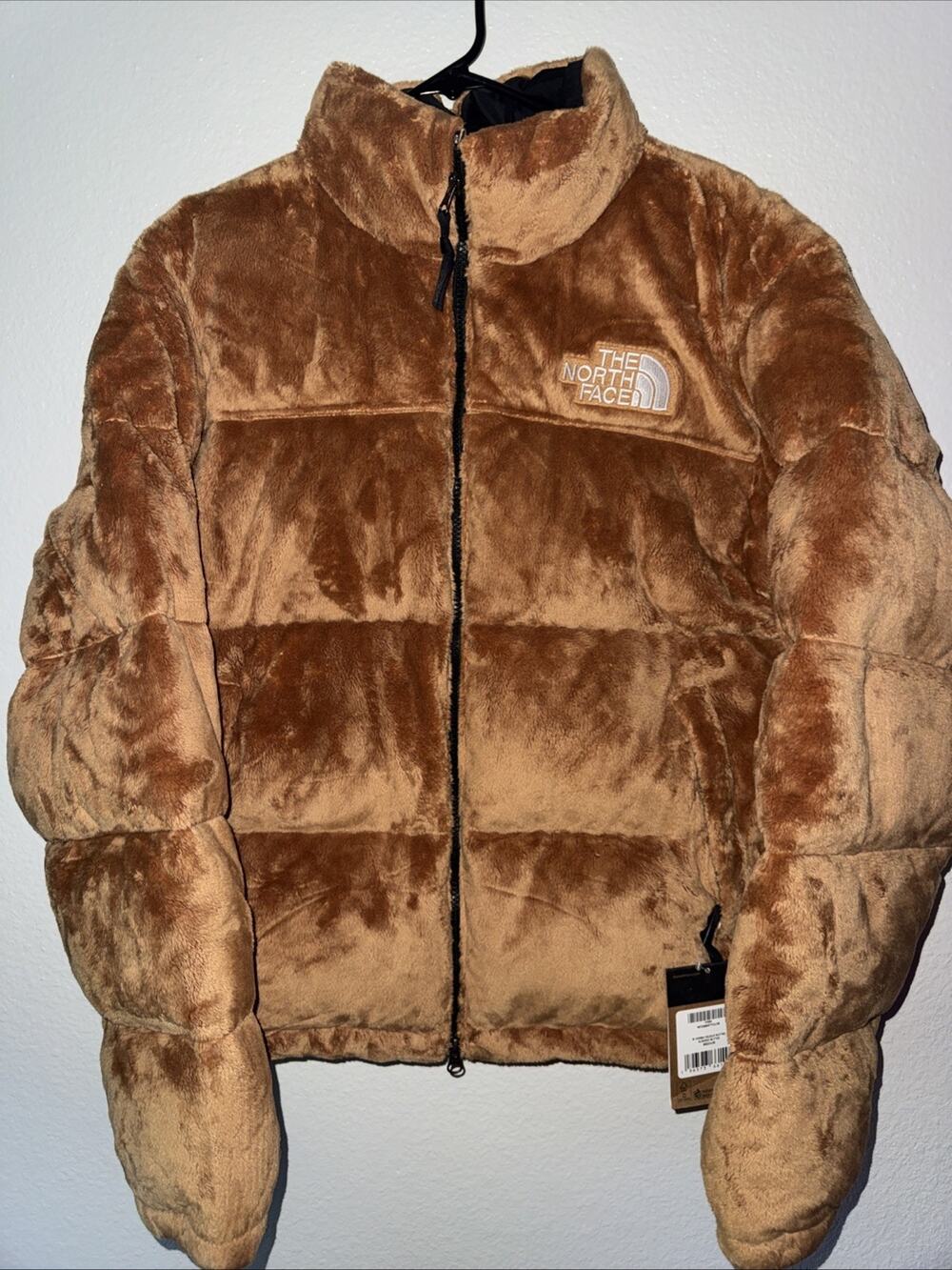 The North Face Versa Velour Nuptse Jacket Almond Butter Medium Rare